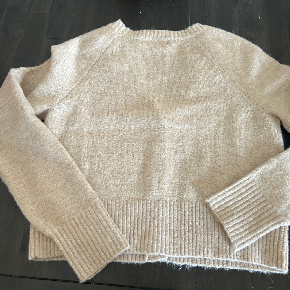 Free People School Girl Cardigan in Pearl Melange - Picture 9 of 10
